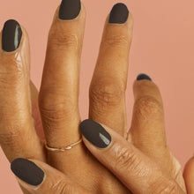 Load image into Gallery viewer, BKIND Nail Polish - Suit Up MATTE DARK BROWN WITH A TINT OF GREY
