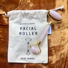 Load image into Gallery viewer, BOHEMIAN REVES FACIAL ROLLER ROSE QUARTZ
