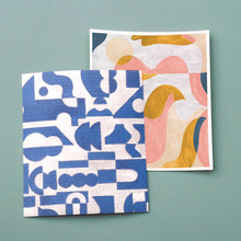 Load image into Gallery viewer, SUPRA ENDURA Swedish Dishcloth in Abstract Print, 2-pack
