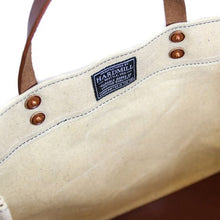 Load image into Gallery viewer, HARDMILL GROCERY TOTE - WAXED CANVAS - NATURAL

