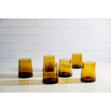Load image into Gallery viewer, VERVE  Moroccan Cone Glassware Small - Amber

