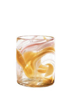 Load image into Gallery viewer, UPSTATE HAND DYED AN BLOWN FRANKIE CUP PINK AND TAN CUP / GLASS
