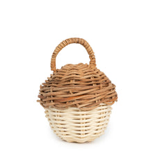 Load image into Gallery viewer, EcoFreax Handmade Natural Rattan Mushroom Rattle - Wicker Toy
