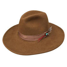 Load image into Gallery viewer, LOVELY BIRD DALLAS FEDORA IN WHISKEY

