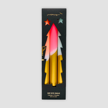 Load image into Gallery viewer, PINK STORIES Dip Dye Xmas *  Xmas fireworks CANDLES
