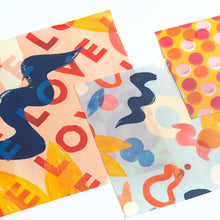 Load image into Gallery viewer, SUPRA ENDURA Eco-friendly Beeswax Wrap Love Collection 3 Pack- S,M,L
