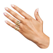 Load image into Gallery viewer, POLLY WALES Blossom Crush Kali Skull Ring SIZE 7.5
